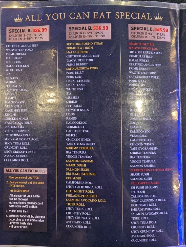 House of Shabu Shabu II Menu image 3
